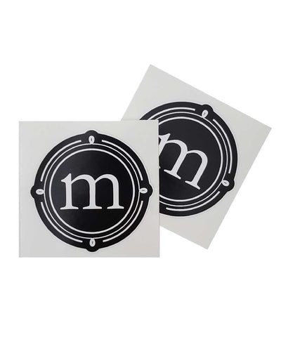 Black Vinyl Stickers | Motorized Coffee Company